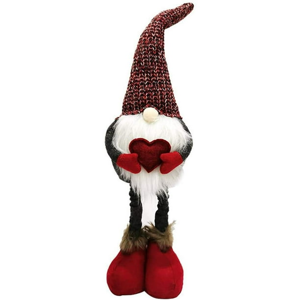 Gnomo De San Valentín, Adornos De Elfo De Peluche, Muñeco Sin Rostro, Anciano, Gnomos Suecos Hechos A Mano, Muñeco De Elfo De La Suerte De Pie Para Decoraciones Del Hogar Speravity FN006680-01