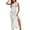 White, variant on HOMBOM Womens Cover Ups Swimwear Coverups Sleeveless Side Split Summer Dresses for Ladies Vacation