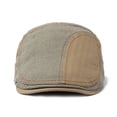 thumbnail image 4 of Gorra plana para hombre, color beige y gris, algodón o mezclilla, 4 of 4