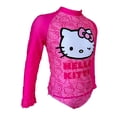 thumbnail image 3 of Traje de Baño para Niña Hello Kitty Talla 4 Estampado Manga Larga 2 Piezas Rosa, 3 of 4