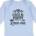 thumbnail image 4 of Inktastic Gigi and Pappy Love Me Girls Long Sleeve Baby Bodysuit, 4 of 5