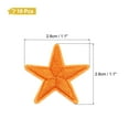 thumbnail image 2 of Star Iron on Patches 7.2x7.2cm/2.8x2.8" Pack of 10 (Orange), 2 of 7