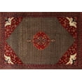 thumbnail image 1 of Ahgly Company Machine Washable Indoor Rectangle Traditional Sienna Brown Area Rugs, 3' x 5', 1 of 7
