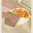 thumbnail image 3 of Xukmct 12 Pcs Microfiber Towels Reusable Cleaning Cloths Cleaning Towels for Car, Kitchen, Bathroom, Home, 16"x16", Purple, 3 of 6