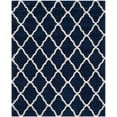 thumbnail image 5 of SAFAVIEH Hudson Aline Geometric Shag Area Rug, Navy/Ivory, 10' x 14', 5 of 8