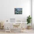 thumbnail image 2 of Stupell Industries Port Town Neighborhood Houses Graphic Art Luster Gray Floating Framed Canvas Print Wall Art, Design by Carla Daly, 2 of 9