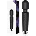 thumbnail image 7 of Rulwuck 10 Mode Handheld Cordless Full Body Deep Tissue Massager w/ USB Cable & Instructions, Black, 7 of 7