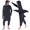 Shark, variant on FUNZIEZ! - Polar Bear Adult Unisex Novelty Union Suit Costume for Halloween - White, Small