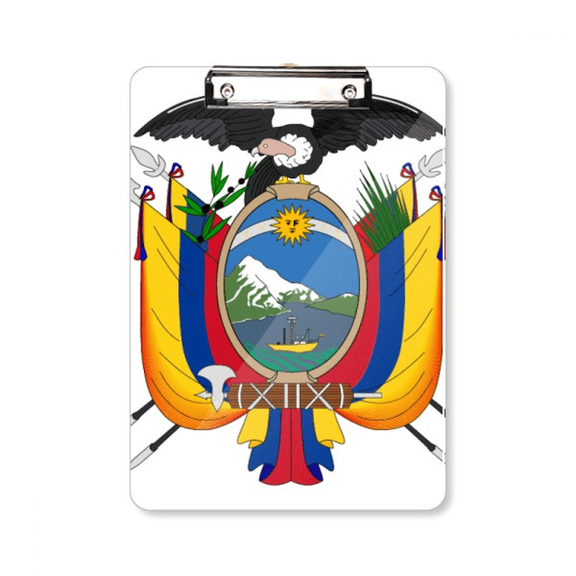 Portapapeles Unbranded Quito Ecuador Emblema Nacional Carpeta De Escritura A4