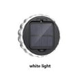 thumbnail image 3 of Bewildely Home Office Hotel al aire libre 8 modos de luz solar montada en la pared Camino impermeable Pasarela Cubierta de jardín Lámpara de pétalo Iluminación y accesorios Blanco Bewildely HA073189-02B, 3 of 6