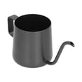 thumbnail image 1 of 250ml Stainless Steel Hanging Ear Coffee Pot Gooseneck Spout Tea Kettle Pour Over Pot Black, 1 of 9