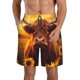 thumbnail image 1 of Balery Vintage Sunflower Cow A Traje de Baño Estilo Hawaiano para Hombre, Shorts de Secado Rápido con Bolsillos-XX-Large, 1 of 6