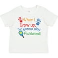 thumbnail image 3 of Inktastic Future Pickleball Player Boys or Girls Toddler T-Shirt, 3 of 5