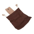 thumbnail image 3 of Foraging Bags, Foldable Hanging On Waist Picking Bag Widely Applicable Large Capacity Save Space  For Beach Travel Brown, 3 of 8