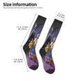 thumbnail image 2 of Rocae Scooby-Doo Chaussettes de compression Décontractées pour Femmes Hommes Bas Contrastés, 2 of 6