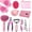 pink color, variant on Electric Hot Pot with Steamer for 1-2 People, Nonstick Mini Cooker for Rice Soup Pasta