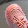 thumbnail image 6 of Xfvqtps Boys and Girls Sneakers Slip On Gradient Color Breathable Non-Slip Lightweight Soft Soled Mesh LED Shoes New Sports Leisure Light Comfortable Fabric Running Shoes Pink, 6 of 9
