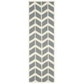 thumbnail image 5 of SAFAVIEH Cambridge Austyn Zig Zag Stripes Wool Area Rug, Dark Grey/Ivory, 4' x 6', 5 of 10