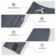 thumbnail image 3 of Ceisia Men Printed Elastic Waist Buckle Straight Pants All Season Casual Gift Versatile Trousers, 3 of 8
