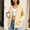 Beige, variant on UDAUDU Womens Zip Up Hoodies 2026 Fall Winter Long Sleeve Hoodies Oversized Sweatshirts Fall Sweaters Casual Y2K Jackets Clothes Brown L