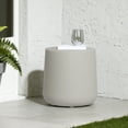 thumbnail image 1 of South Shore Dalya Round Outdoor Side Table, in Greige, 1 of 8