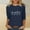 #0318-Navy, variant on Uootdi Easter Christian Jesus Faith Sweatshirt for Women Jesus Cross Printed Pullover Crew Neck Comfy Loose Long Sleeve Shirts Gift