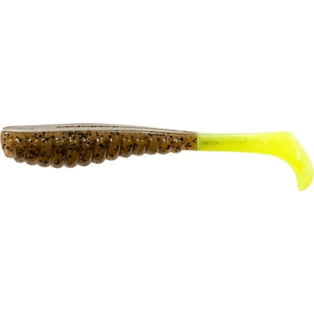 UPC: 0879020009702 | Z-Man TTPT-48PK6 Elaztech Swimmin Trout Trick 3.5 Pumpkin And Chartreuse