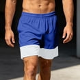 thumbnail image 5 of QSAWXQZ Men's Athletic Shorts Elastic Waist Drawstring Loose Cotton Summer Bottoms with Pockets M, 5 of 7