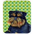 thumbnail image 1 of Brussels Griffon St. Patricks Day Shamrock Mouse Pad, Hot Pad or Trivet, 1 of 1