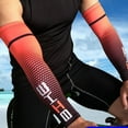 thumbnail image 2 of 1 Pairs Sports Cooling Arm Sleeves Unisex Sun Block UV Protection Cooler Protective Hands Arm Cover for Outdoor Activities, 2 of 7