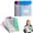 12pcs/Set, variant on 11-Hole Expanding File Pockets Assorted Colors, 12 Pack Binder Pockets with Label Pocket, Waterproof PVC File Folders for 2/3/4 Ring Binder, A4-Size Document Pouches