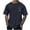 Navy, variant on T-shirts for Men Print Coconut Tree Blouses Round Neck Casual Short Sleeve Round-Neck Top Black XXXXL Mens Tops