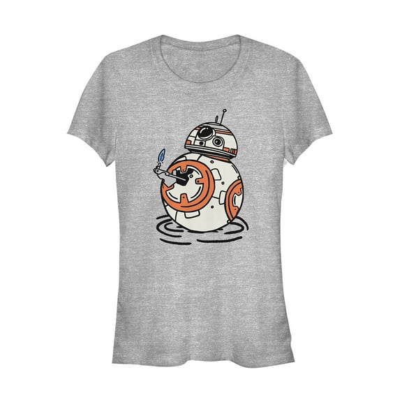 Junior's Star Wars: The Rise of Skywalker BB-8 Lighter  Graphic Tee Athletic Heather Small
