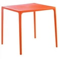 thumbnail image 1 of Compamia La Maya Collection Mango Square Dining Table 28' Marine Grade Resin, Orange (1 Count), 1 of 4