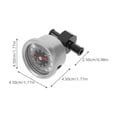 thumbnail image 2 of OUNONA Black Aluminium Alloy Fuel Pressure Gauge for Pipe Use with UserFriendly Design and Performance, 2 of 8
