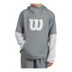 thumbnail image 1 of Sudadera Wilson Talla 12 Gris, 1 of 4