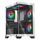 thumbnail image 1 of Gabinete XTREME PC GAMING Crystal Hive Mini Torre 5 Fan ARGB HUB Blanco y Negro CXT3600BW, 1 of 6