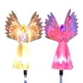 thumbnail image 3 of Advancent 2 unids/set luces de camino solares al aire libre luces de estaca de Ángel que cambian de Color para decoración de jardín Iluminación y accesorios, 3 of 3