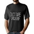 thumbnail image 1 of Camiseta De Los Hombres Cuello Redondo Ropa De Verano Tops De Verano Para La Calle Vacaciones ViajesDuct Tape It Can't Fix Stupid But Men Tshirt Humor Graphic s Novelty Funny Sarcastic T Shirt Tee F, 1 of 7