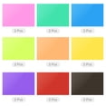 thumbnail image 2 of Uxcell 2 Kits Gel Light Filter Transparent Color Correction Sheets 9 Colors, 2 of 6