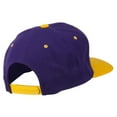 thumbnail image 4 of Los Angeles Embroidered Snapback Cap - Purple Gold OSFM, 4 of 5