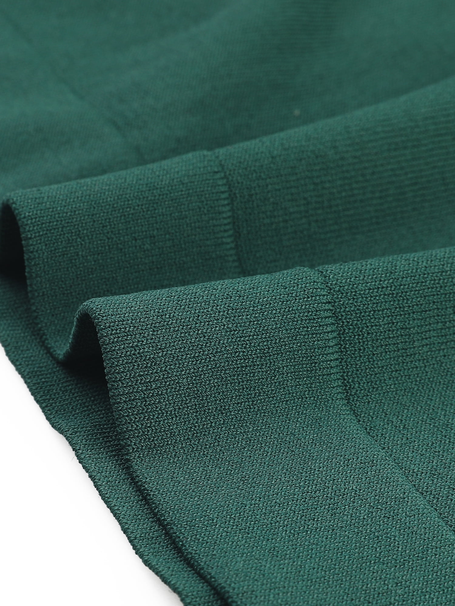 Unique Bargains Women Plus Size Tops Basic Round Neck Short Sleeve Knit Tee Blouses 1X Green