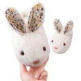 thumbnail image 3 of Sogetch Womens Cute Bunny Slippers Soft Warm Fuzzy House Shoes, 3 of 6