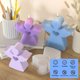 thumbnail image 4 of Juego Moldes Silicona 3D 7 Uds Ygjytge Casa Creativa Pascua Molde Ángel Y Conejo, 4 of 9