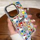 thumbnail image 3 of Funda de teléfono de dibujos animados Hello Kitty para Samsung Galaxy, S24, S23, S22, S21, S20 FE, Ultra Plus, M53, 5G, gradiente láser Aurora mate, 3 of 5