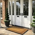 thumbnail image 5 of A1 Home Collections Natural Coir & Rubber Door Mat, Long-Lasting Entrance Doormats for Front Door, Thick & Non-Slip Durable Outdoor Entry Mat 25" x 57", 5 of 7