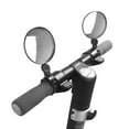 thumbnail image 4 of Graflsoa Quick-Release Oval Rearview Mirrors for Bikes & Electric Scooters - 2-Pack, Durable Plastic Frame, Easy Installation for 16-35mm Handlebars, Black, 4 of 7