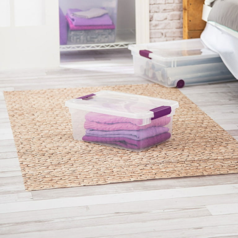 Sterilite, Storage Container, 15 Qt, Clear, 12 Pack - Walmart.com