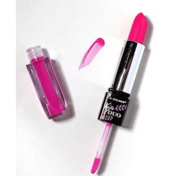 L.A. Colors Lip Duo 2 IN 1 Lip Gloss & Lip Stick Pink Frenzy