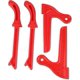thumbnail image 1 of Woodworking Safety Push Sticks 4-Pack, Plastic Table Saw Accessories with Ergonomic Handle, Anti-Kickback Hand Saw Guide for Woodworkers (Red), 1 of 5